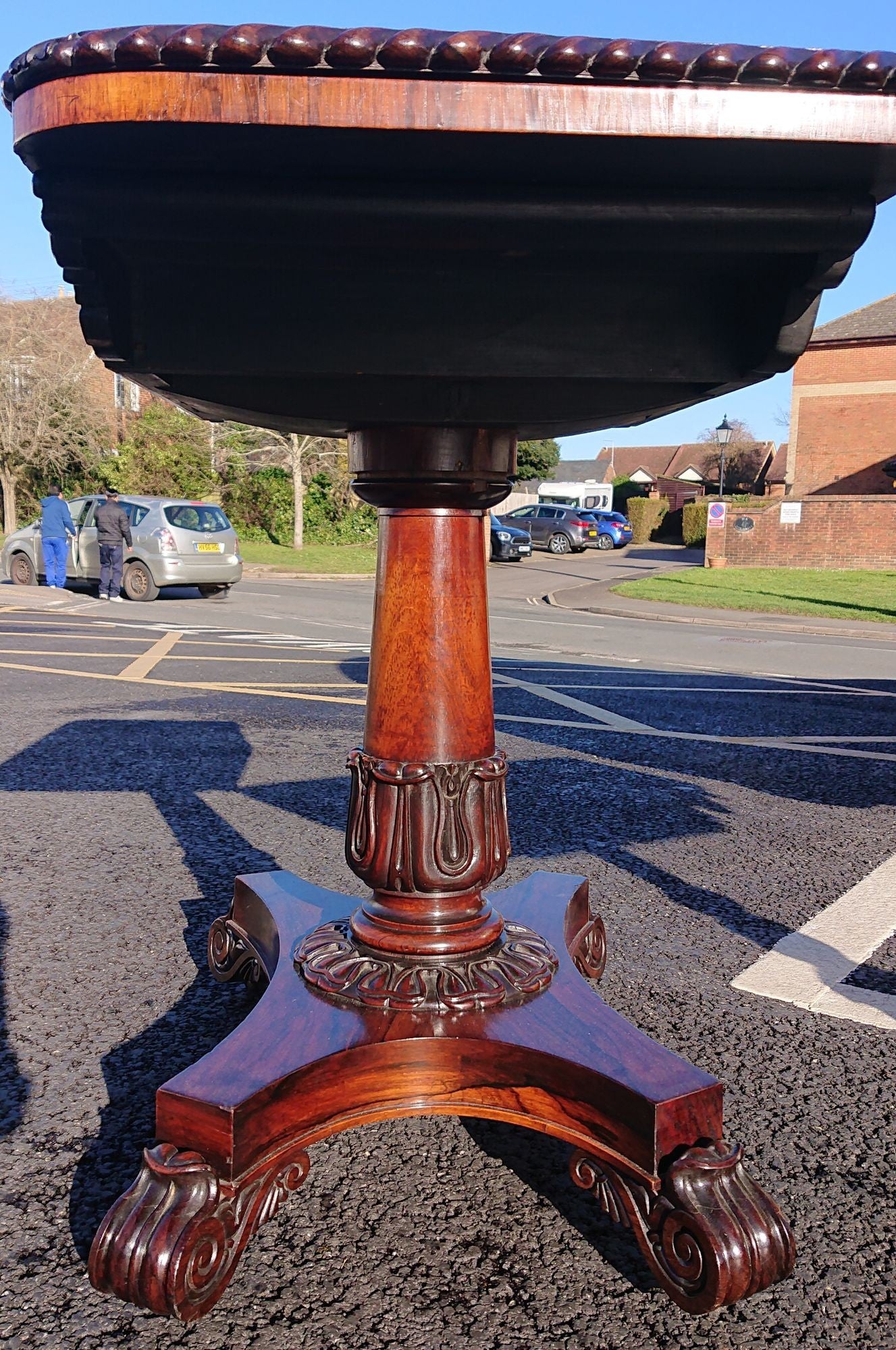 Early Nineteenth Century George IV Period Antique Card Table