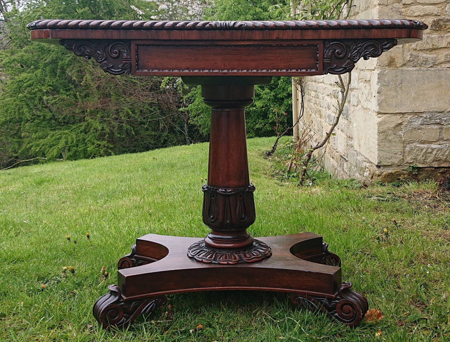 Early Nineteenth Century George IV Period Antique Card Table