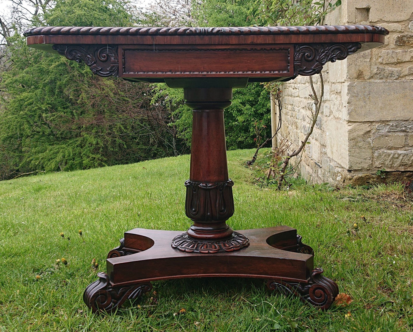 Early Nineteenth Century George IV Period Antique Card Table