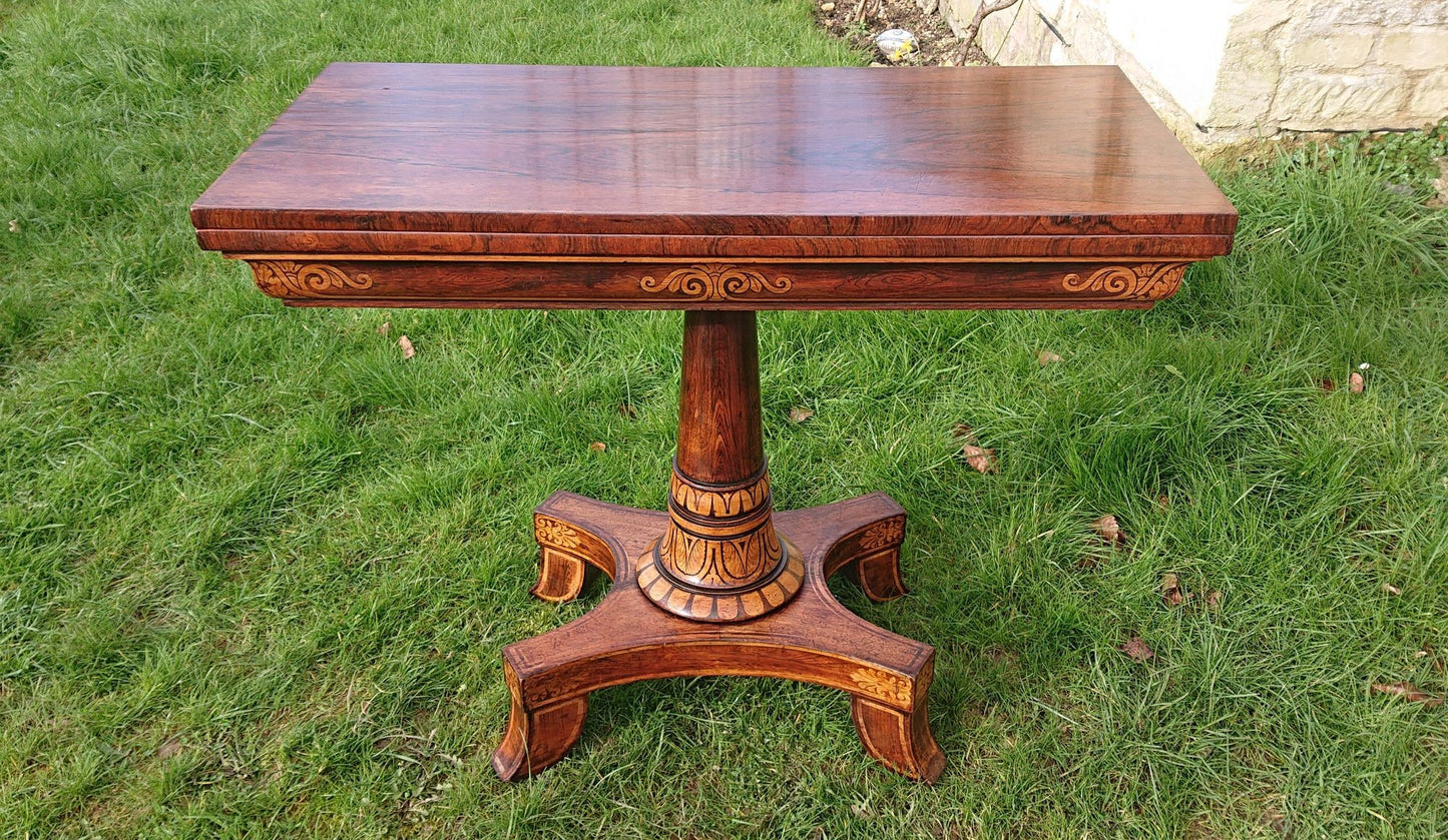 George Bullock Card Table