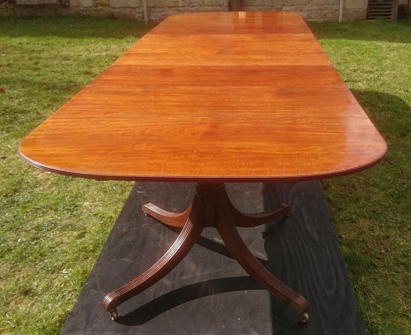 Three Pedestal Dining Table