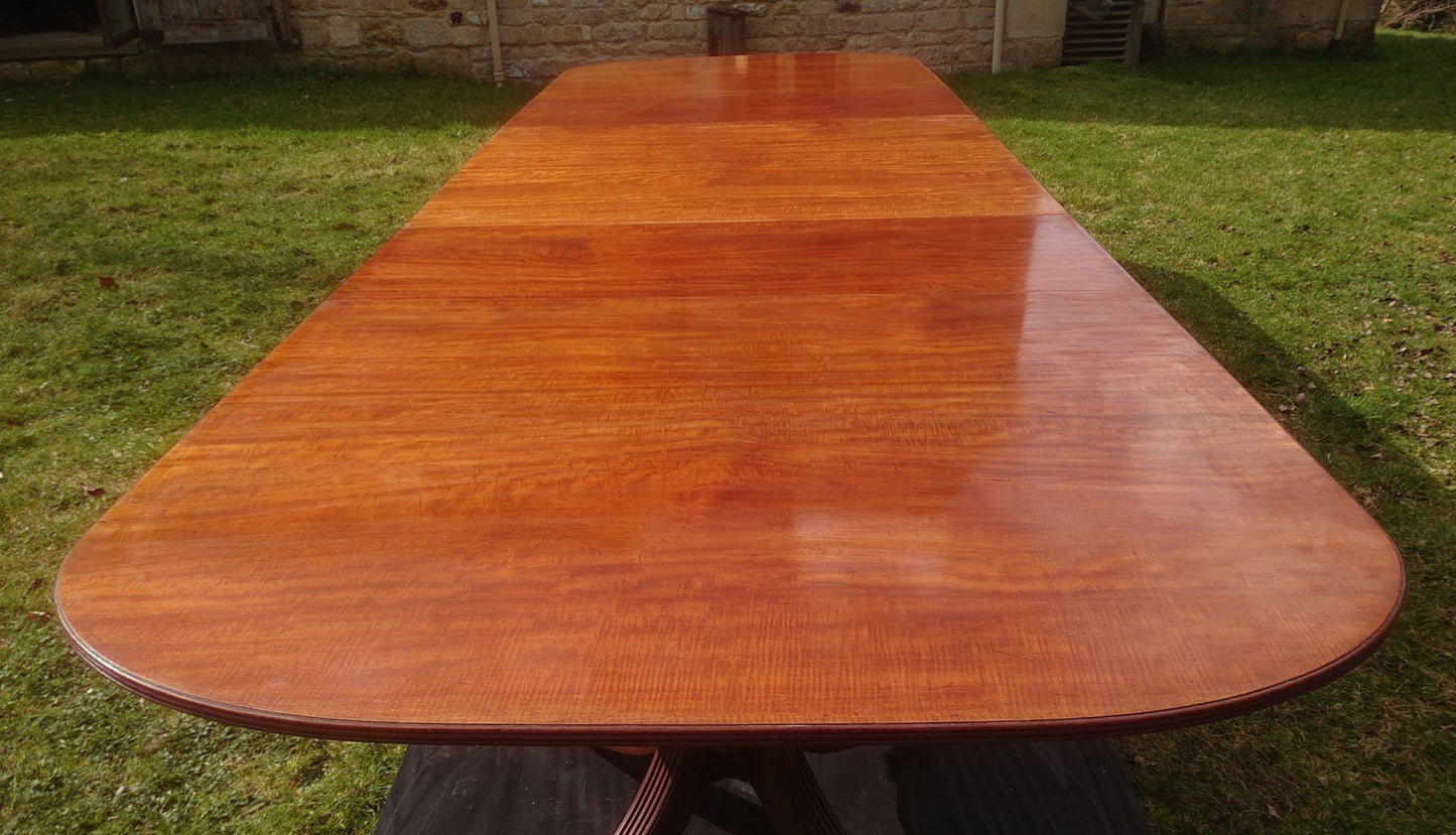 Three Pedestal Dining Table