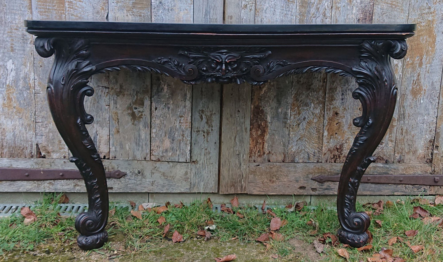 Large Scale Country House Console Table with Clifton Family Coat of Arms for Lytham Hall