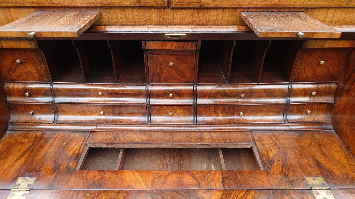 Eighteenth Century Walnut Bureau Bookcase