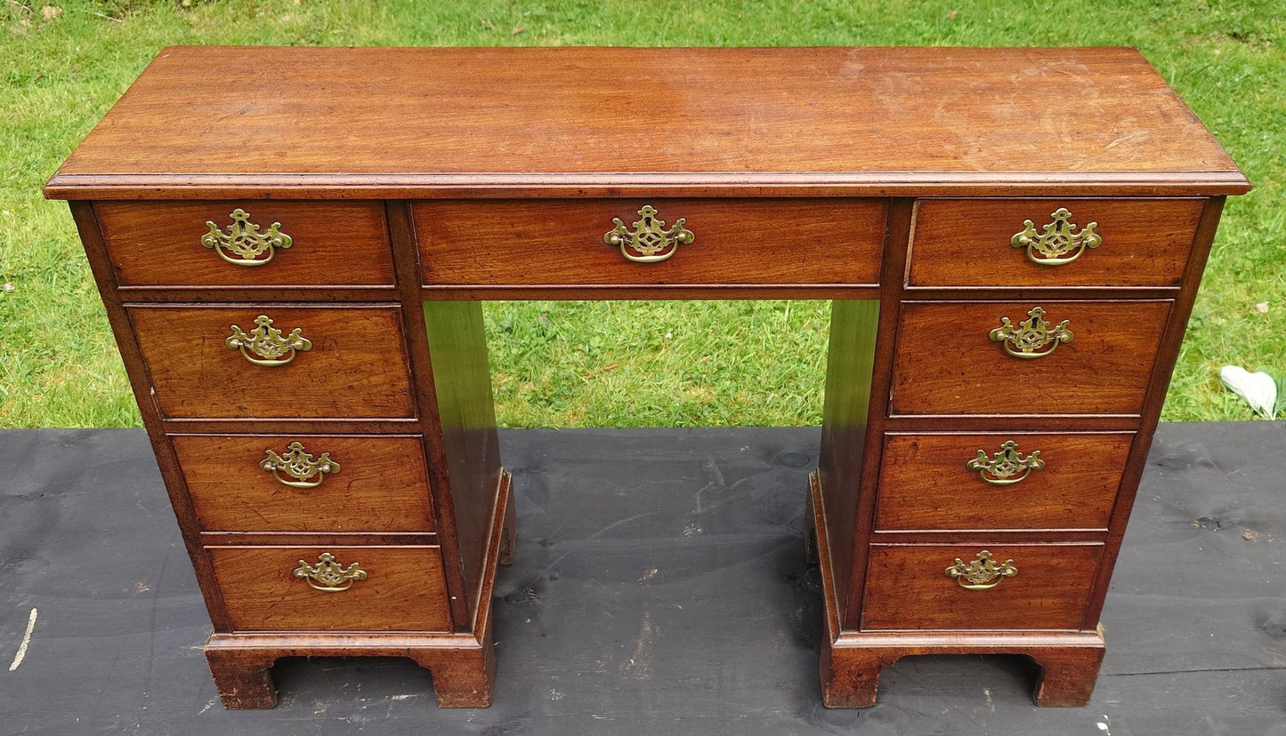 Very Narrow 18th Century George III Period Dressing Table, Desk or Sideboard