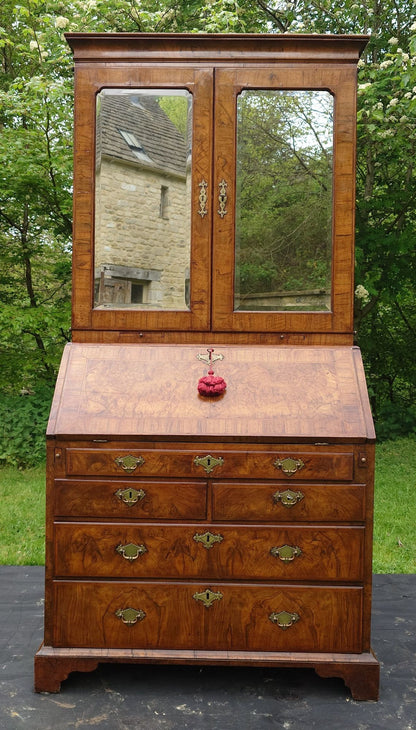 Eighteenth Century Walnut Bureau Bookcase