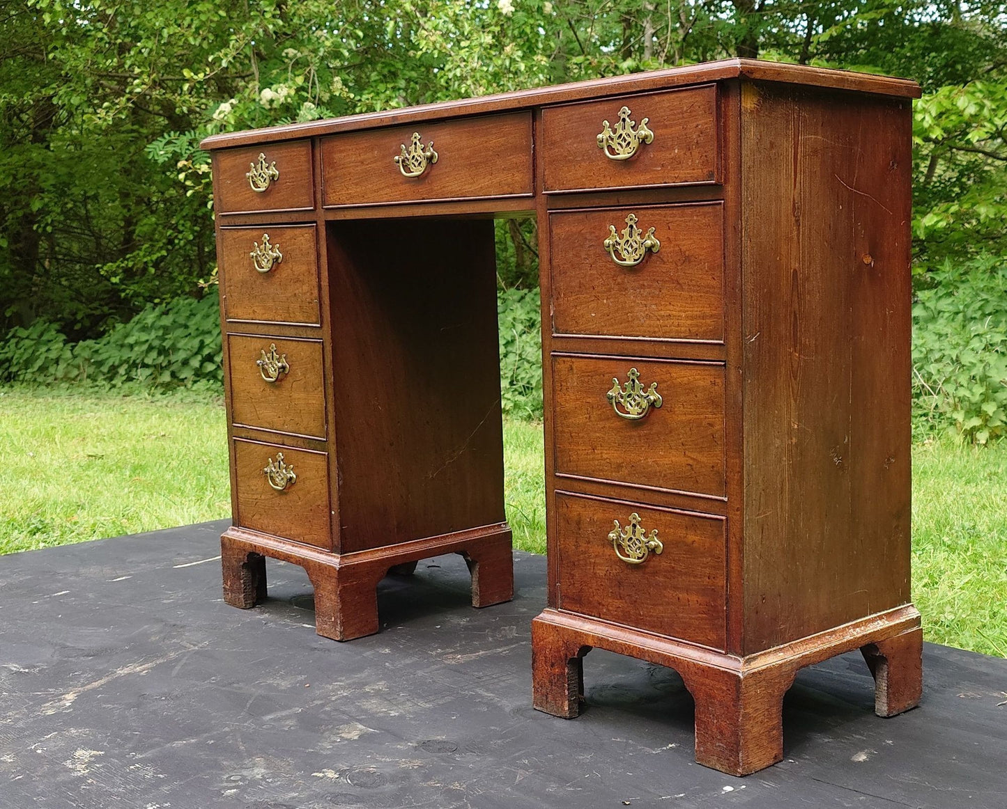 Very Narrow 18th Century George III Period Dressing Table, Desk or Sideboard