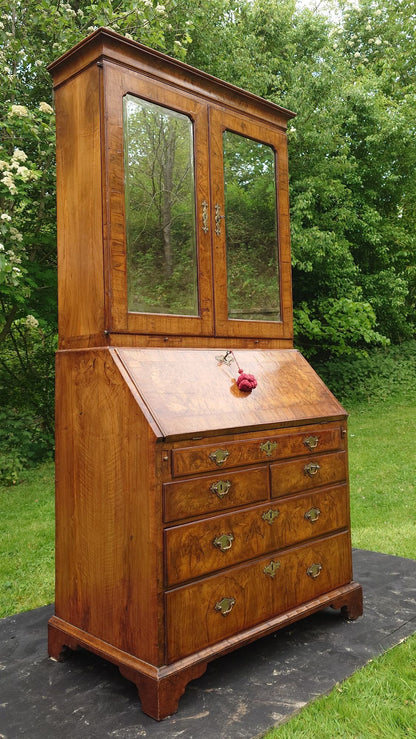 Eighteenth Century Walnut Bureau Bookcase