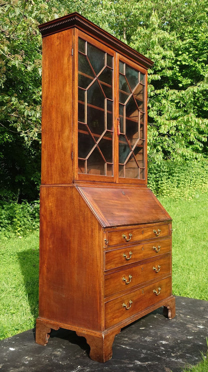 Great Proportion Tall And Slim 18th Century Bureau Bookcase