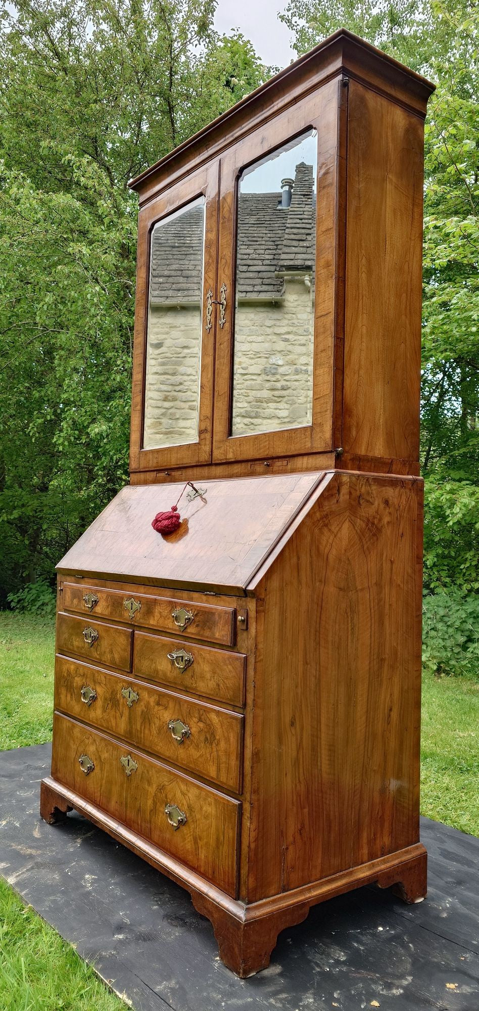 Eighteenth Century Walnut Bureau Bookcase