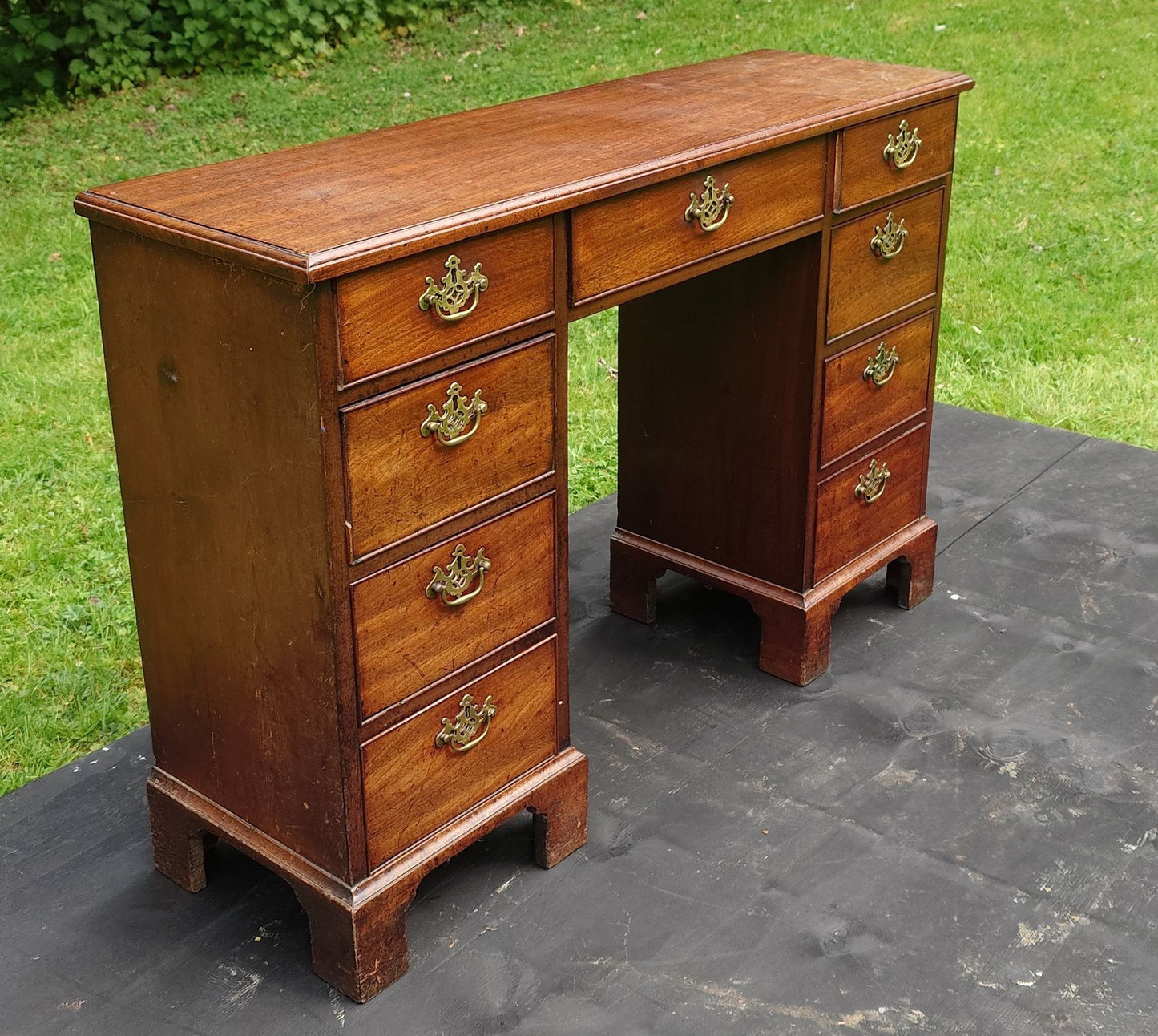 Very Narrow 18th Century George III Period Dressing Table, Desk or Sideboard