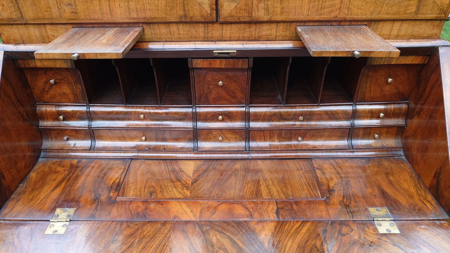 Eighteenth Century Walnut Bureau Bookcase