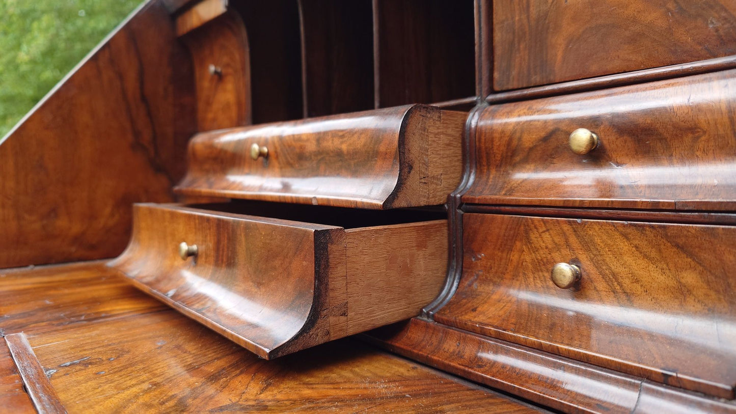 Eighteenth Century Walnut Bureau Bookcase